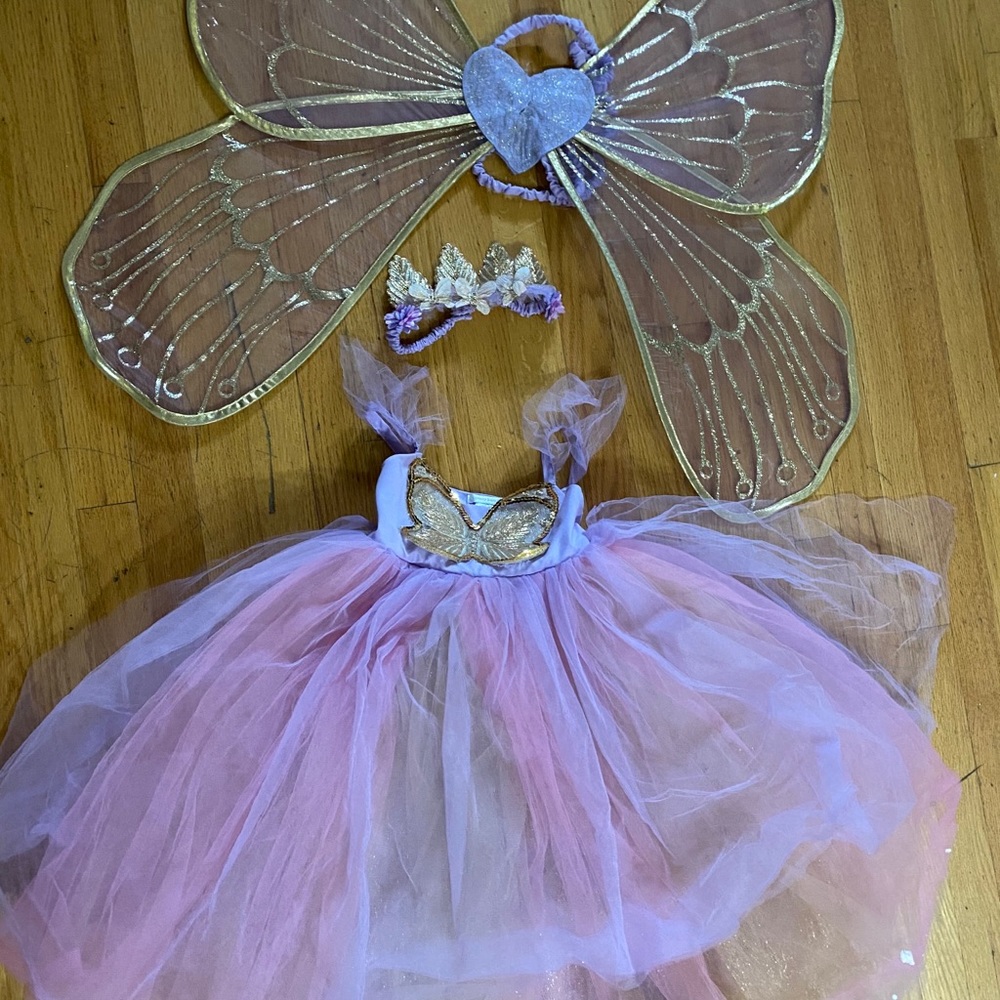 Size 4-6 girls pottery barn fairy costume